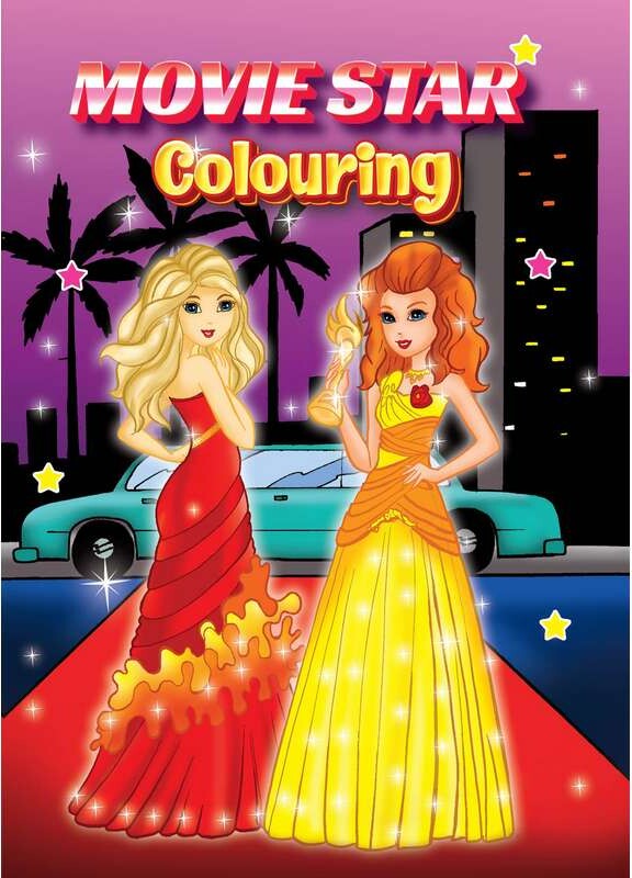 Malebog A4 Movie Stars 16 Sider - Bog billede