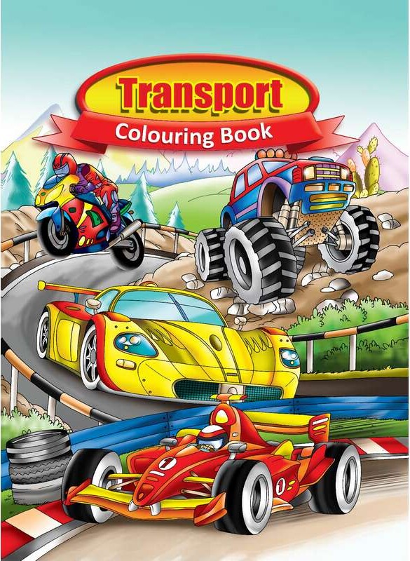 Malebog A4 Transport 16 Sider - Bog