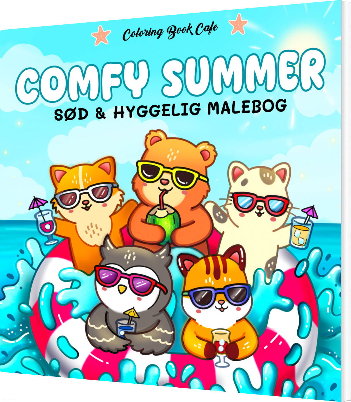 Malebog: Comfy Summer - Cozy Coloring - Coloring Book Cafe - Bog