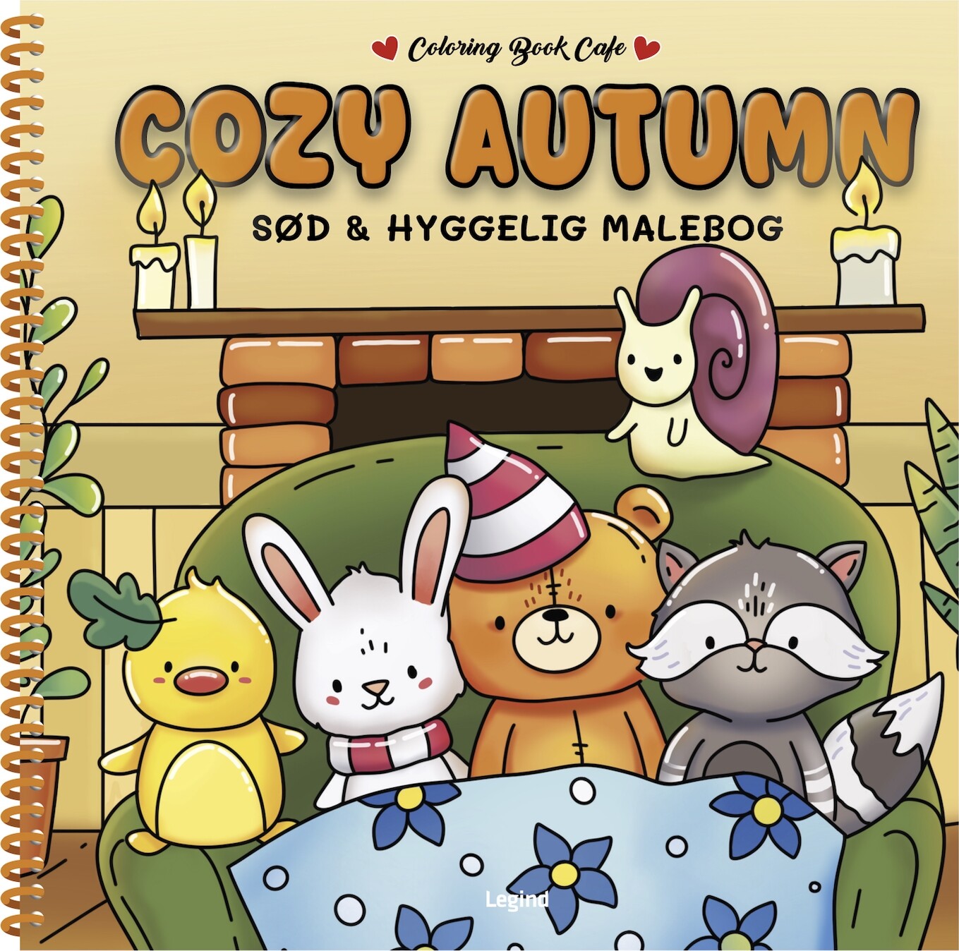 Malebog: Cozy Autumn - Deluxe - Cozy Coloring - Coloring Book Cafe - Bog