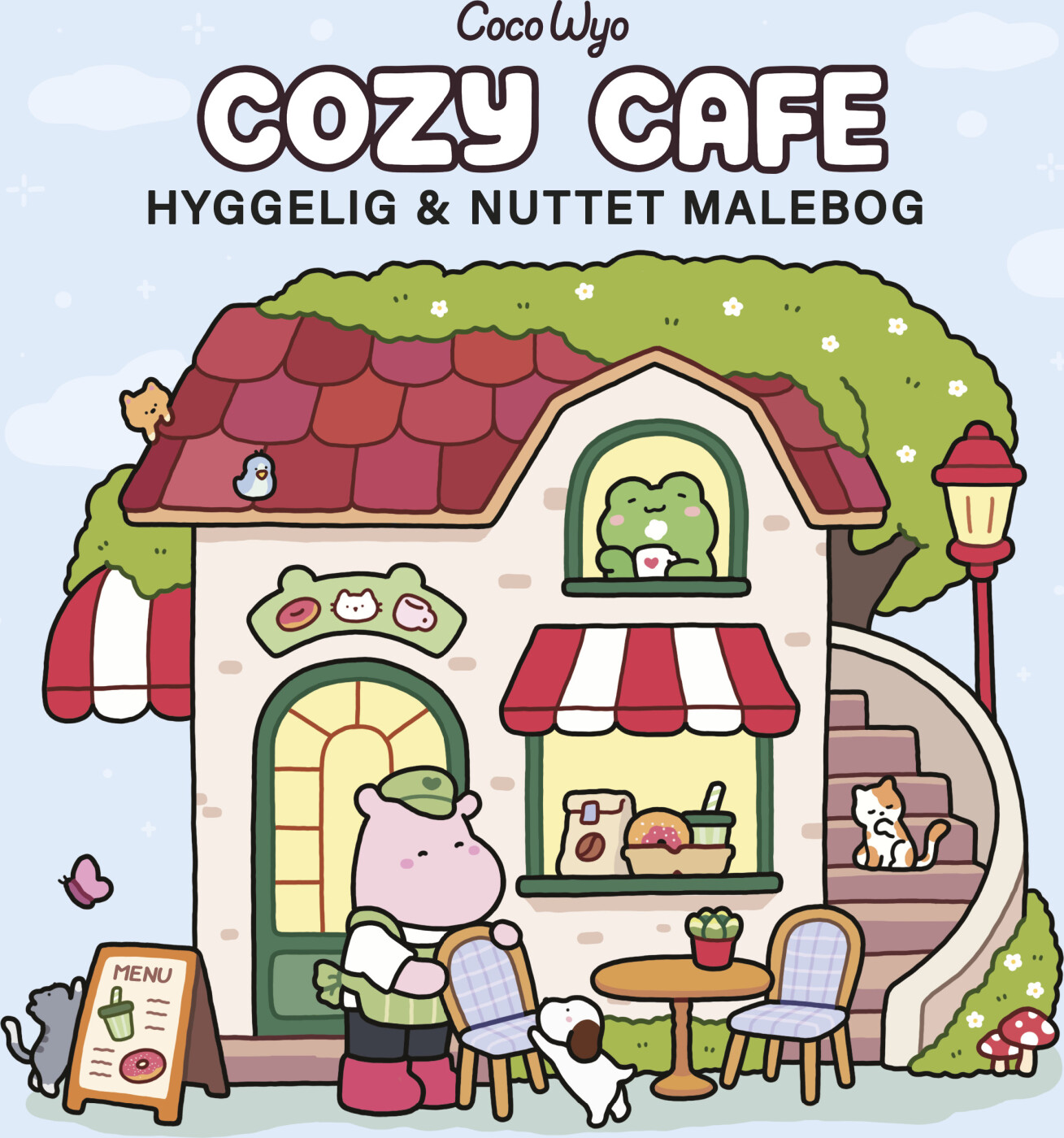 Malebog: Cozy Cafe - Cozy Coloring - Coco Wyo - Bog