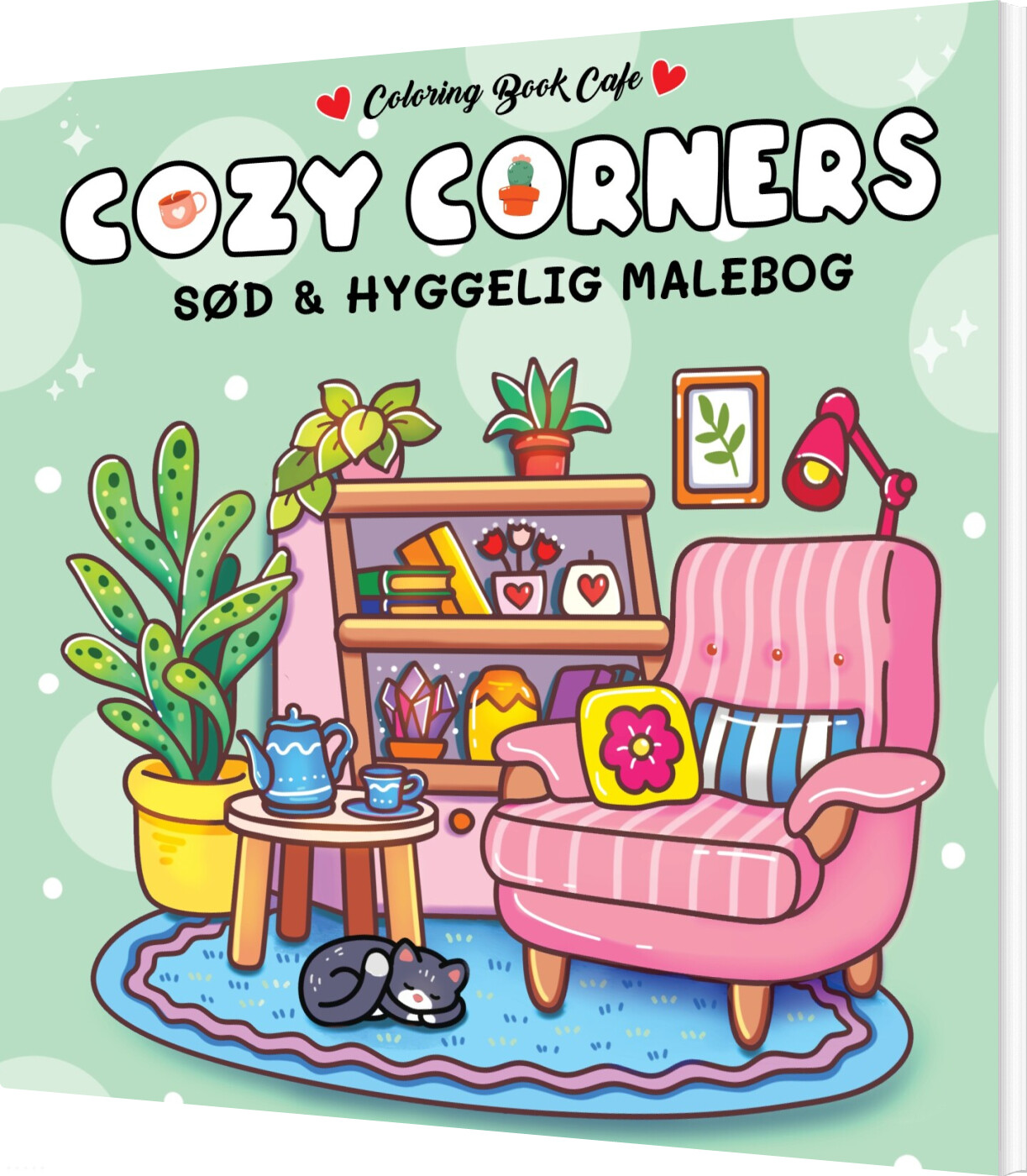 Malebog: Cozy Corners - Coloring Book Cafe - Bog