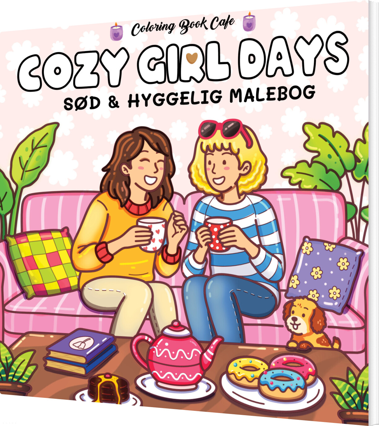 Malebog: Cozy Girl Days - Cozy Coloring - Coloring Book Cafe - Bog