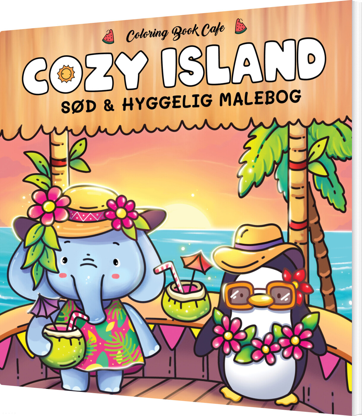 Malebog: Cozy Island - Cozy Coloring - Coloring Book Cafe - Bog