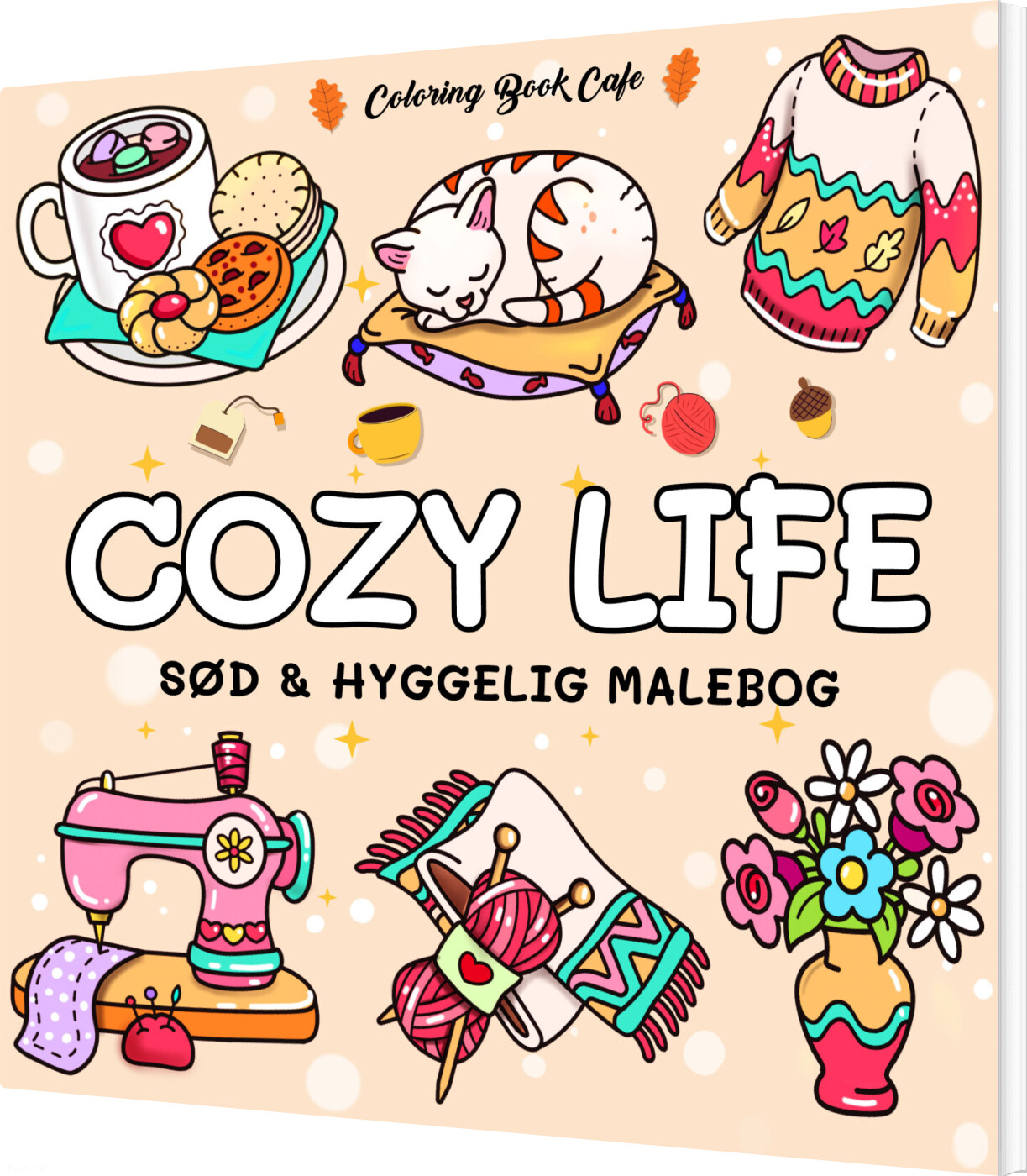 Malebog: Cozy Life - Cozy Coloring - Coloring Book Cafe - Bog