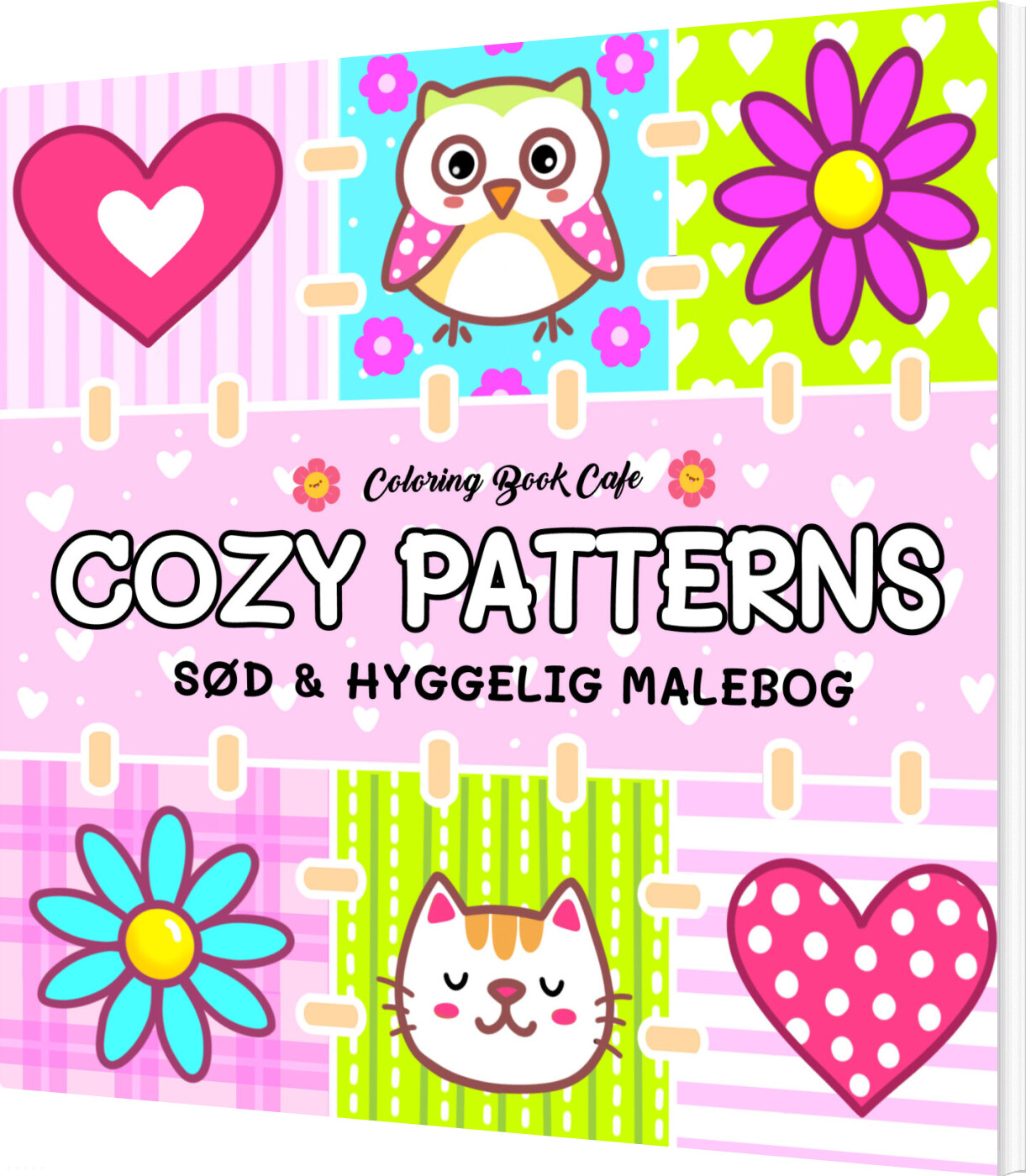 Malebog: Cozy Pattern - Cozy Coloring - Coloring Book Cafe - Bog
