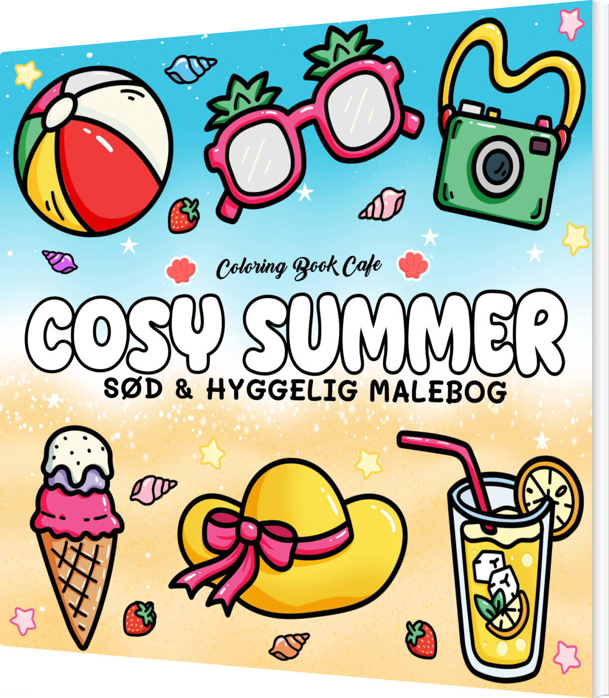 Malebog: Cozy Summer - Cozy Coloring - Coloring Book Cafe - Bog
