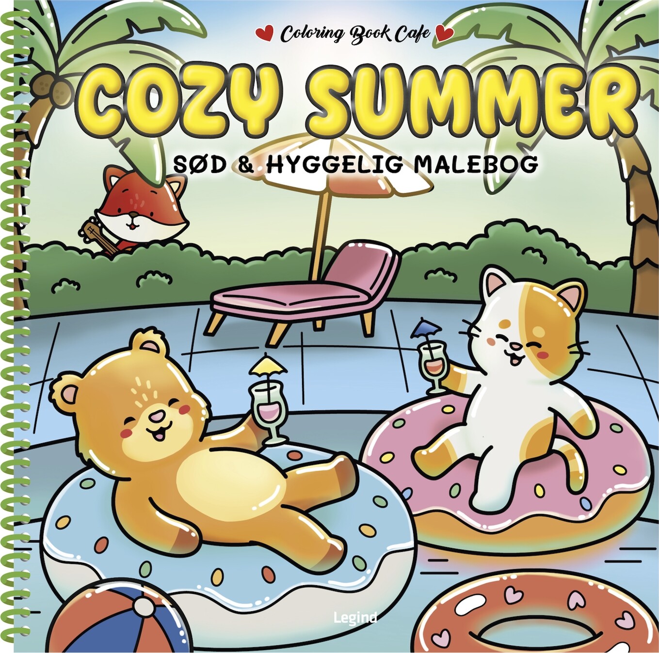 Malebog: Cozy Summer - Deluxe - Cozy Coloring - Coloring Book Cafe - Bog