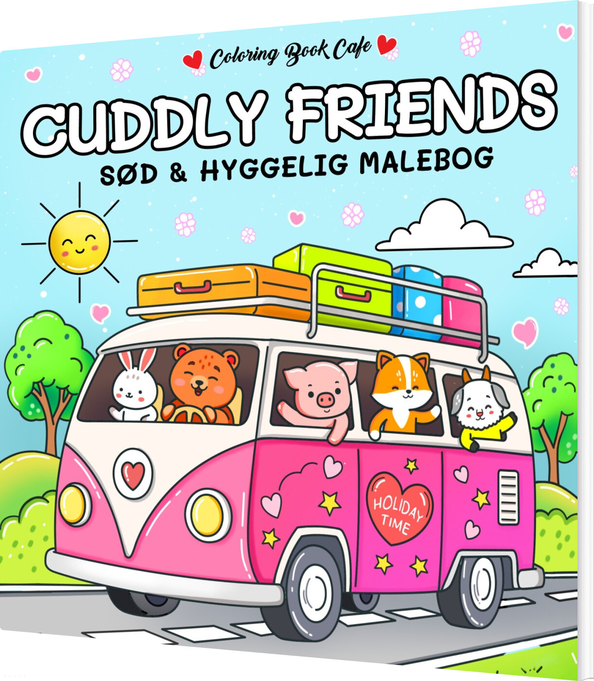Malebog: Cuddly Friends - Cozy Coloring - Coloring Book Cafe - Bog