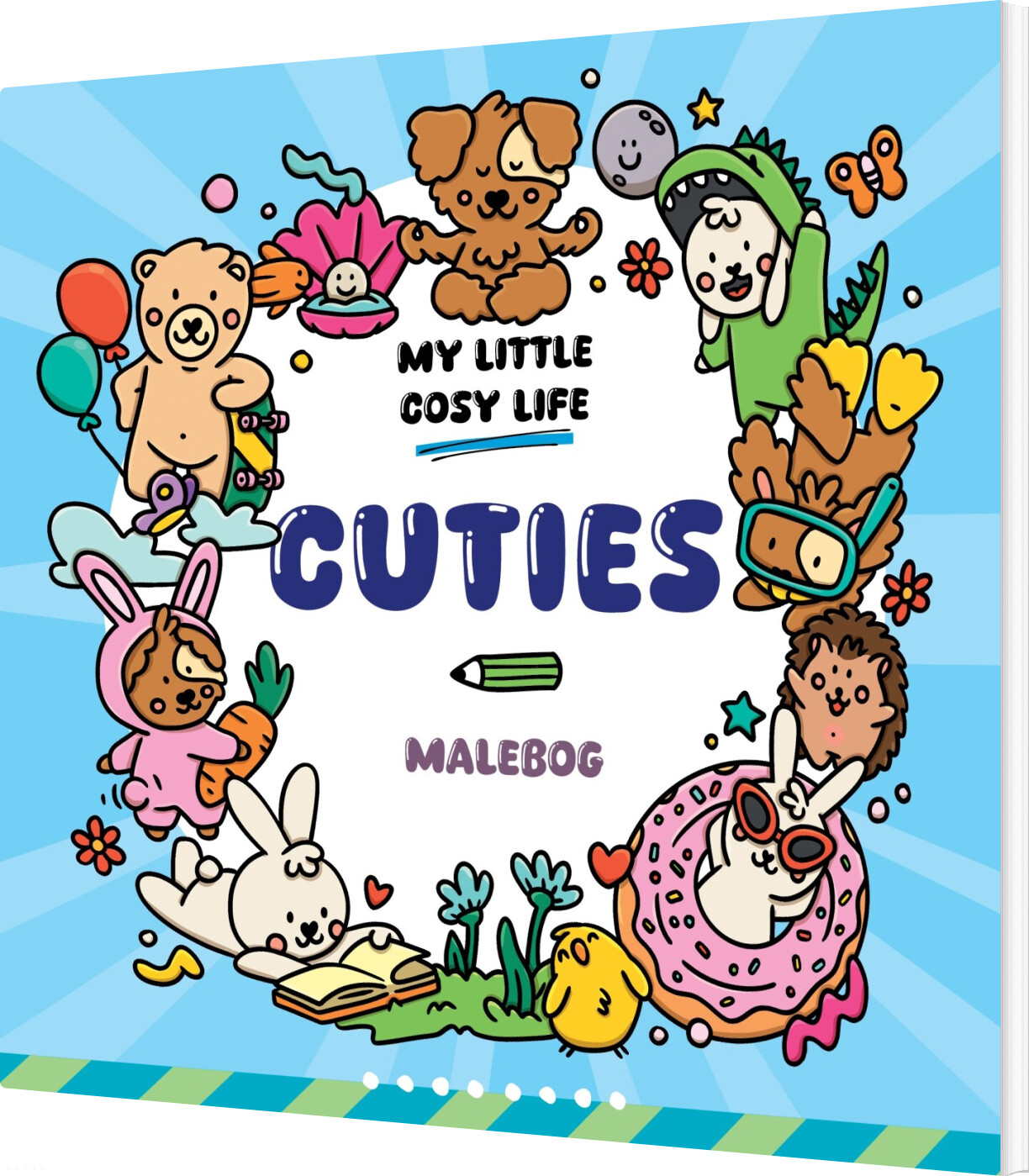 Malebog: Cuties - Cozy Coloring - Bog