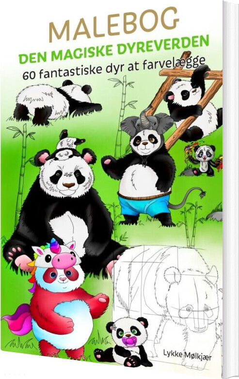 Malebog - Den Magiske Dyreverden - Lykke Mølkjær - Bog