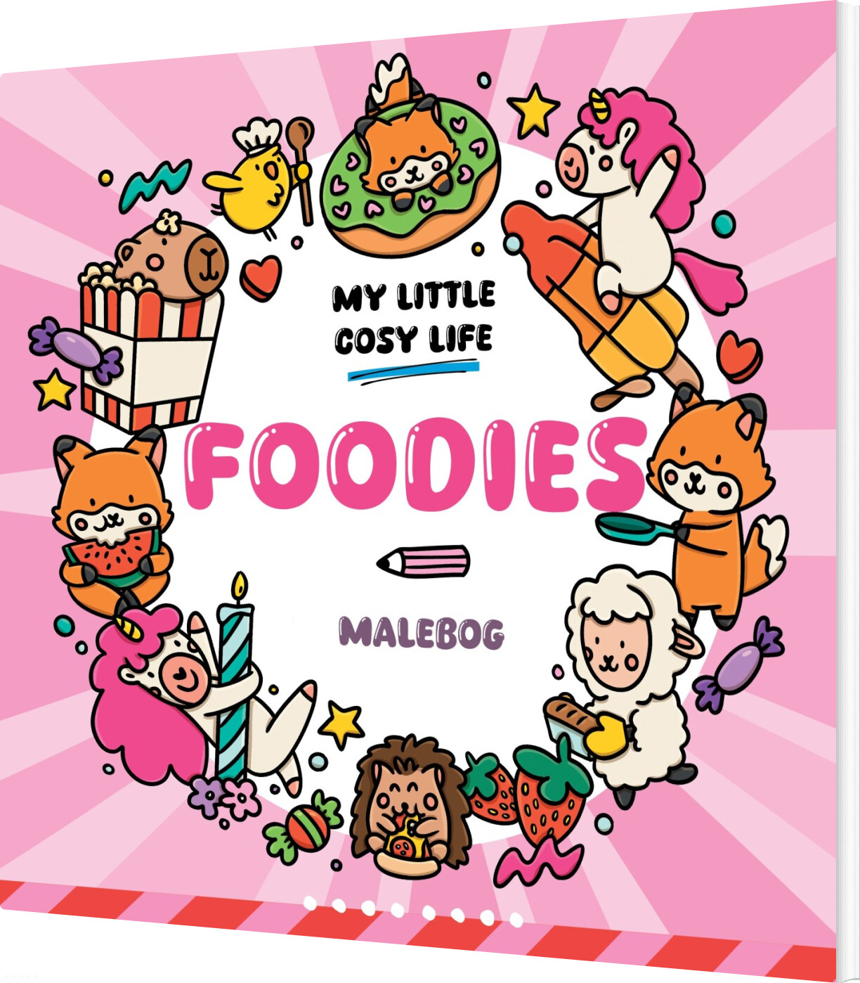 Malebog: Foodies - Cozy Coloring - Bog