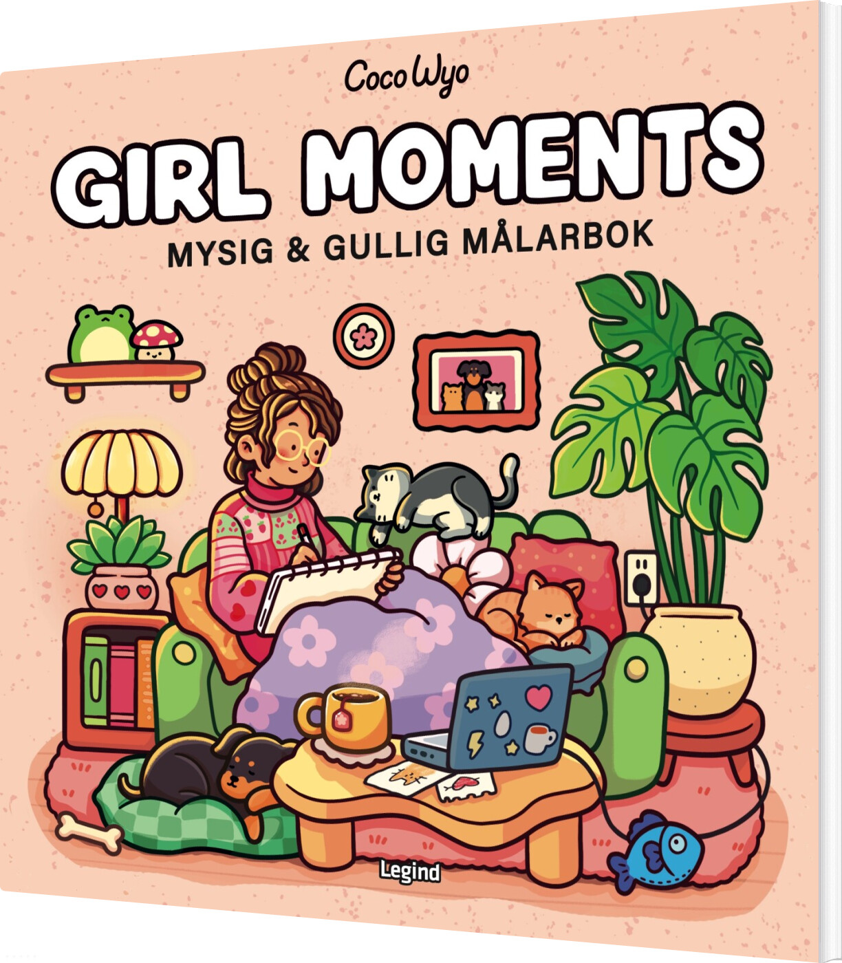 Malebog: Girl Moments - Cozy Coloring - Coco Wyo - Bog