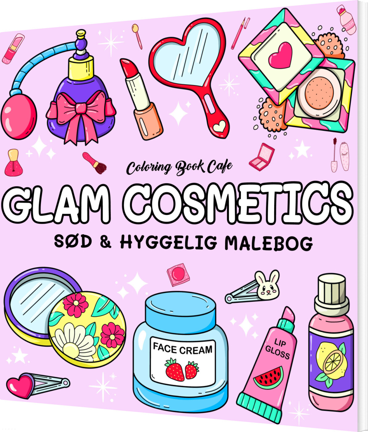 Malebog: Glam Cosmetics - Cozy Coloring - Coloring Book Cafe - Bog