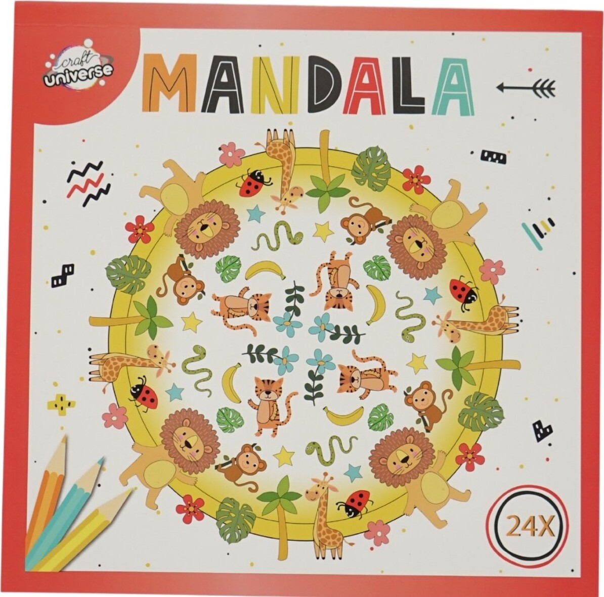 Creative Craft Group Malebog MANDALA 20,5*20,5cm DYR