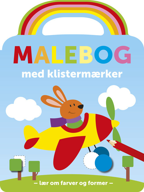 Billede af Malebog Med Klistermærker - Flyver - Diverse - Bog