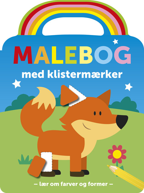Billede af Malebog Med Klistermærker - Ræv - Diverse - Bog