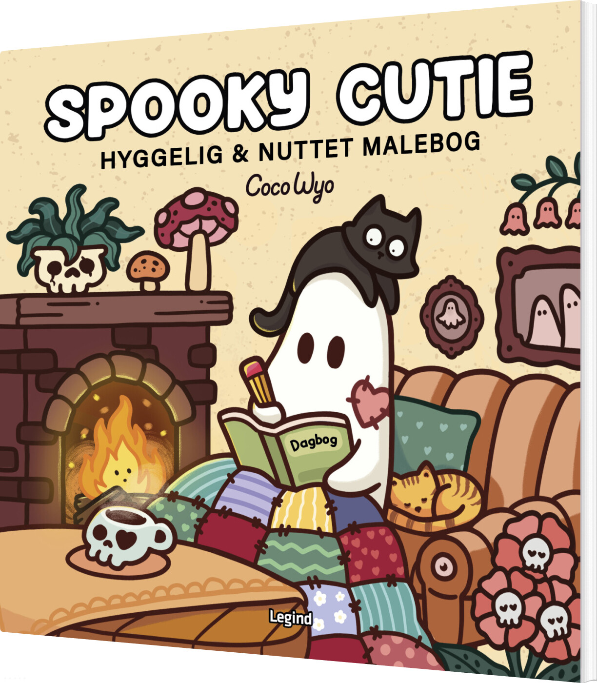 Malebog: Spooky Cutie - Cozy Coloring - Coco Wyo - Bog