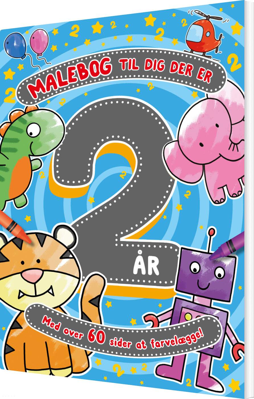 Malebog Til Dig Der Er 2 år - Bog