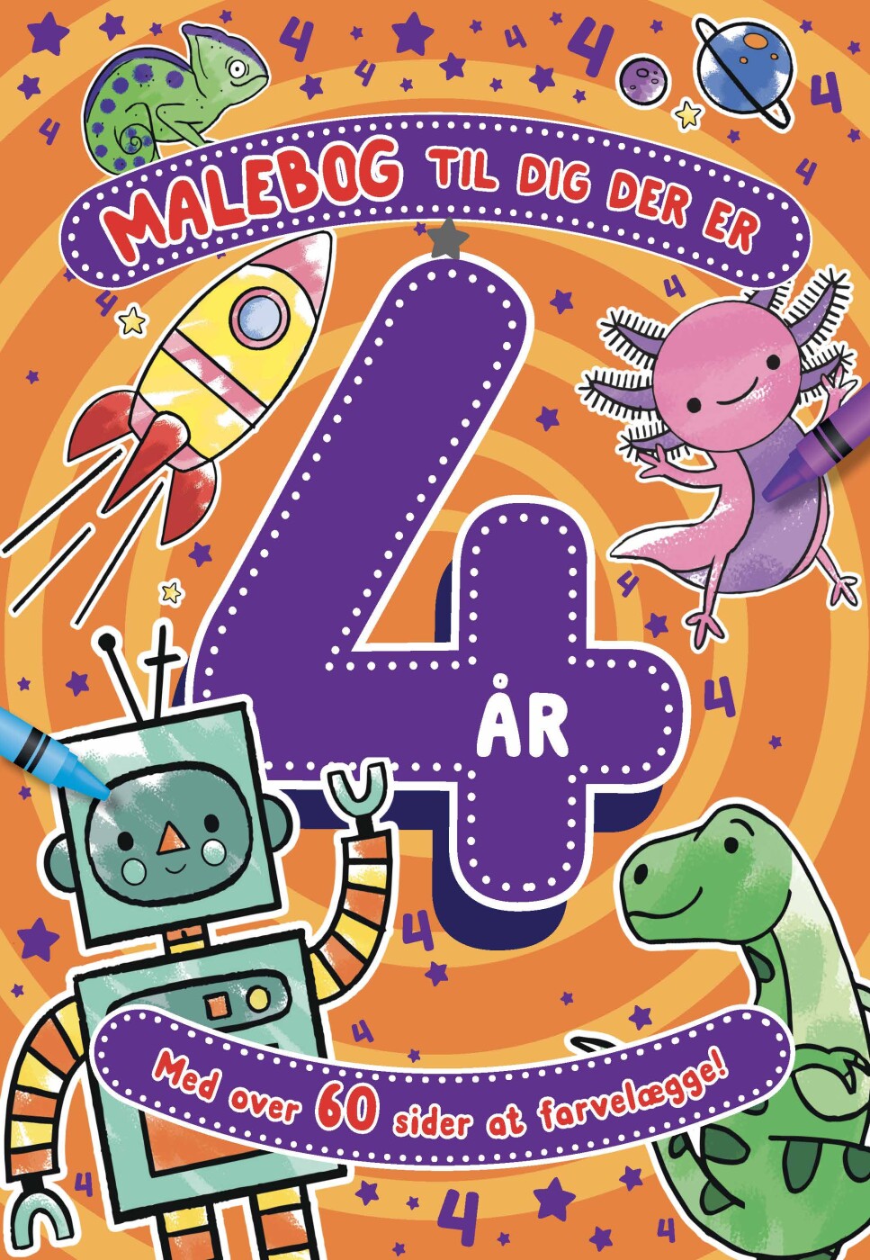 Malebog Til Dig Der Er 4 år - Bog