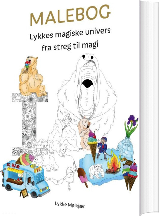 Malebog - Lykke Mølkjær - Bog