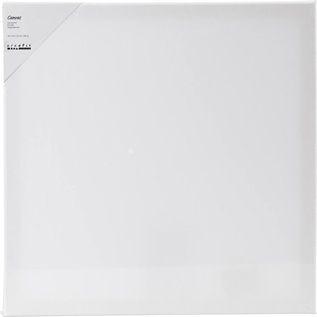 Malerlærred - D 1,6 Cm - Str. 40x40 Cm - 280 G - 1 Stk.