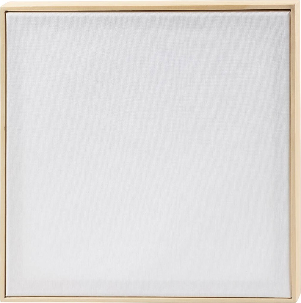 Malerlærred Med Træramme - Str. 30x30 Cm - 280 G - Hvid - 1 Stk.