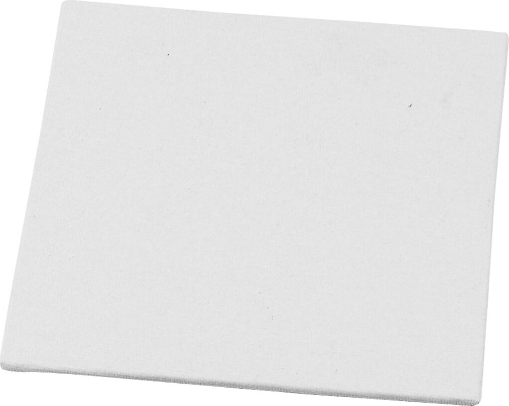 Malerplade - Str. 12,4x12,4 Cm - Tykkelse 3 Mm - 280 G - 10 Stk.