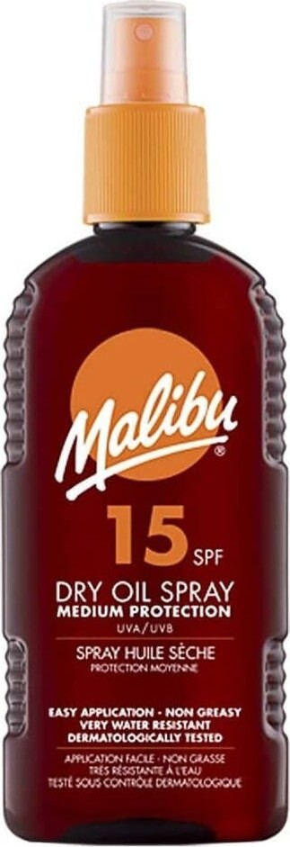 Malibu - Dry Oil Spray Spf 15 200 Ml