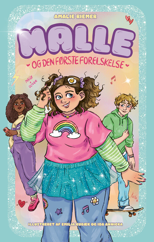 Malle Og Den Første Forelskelse - Malle Riemer - Bog