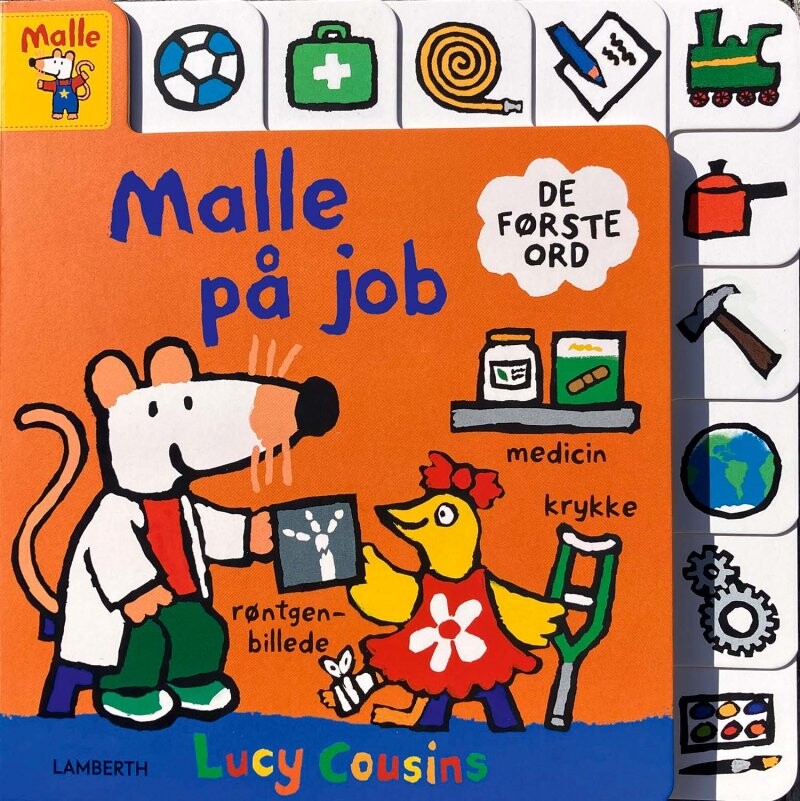 Malle På Job - Lucy Cousins - Bog