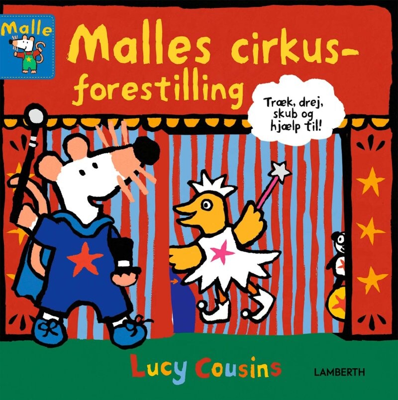 Malles Cirkusforestilling - Lucy Cousins - Bog