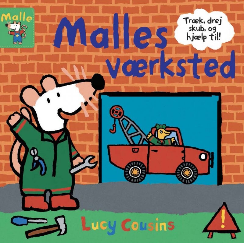 Billede af Malles Værksted - Lucy Cousins - Bog