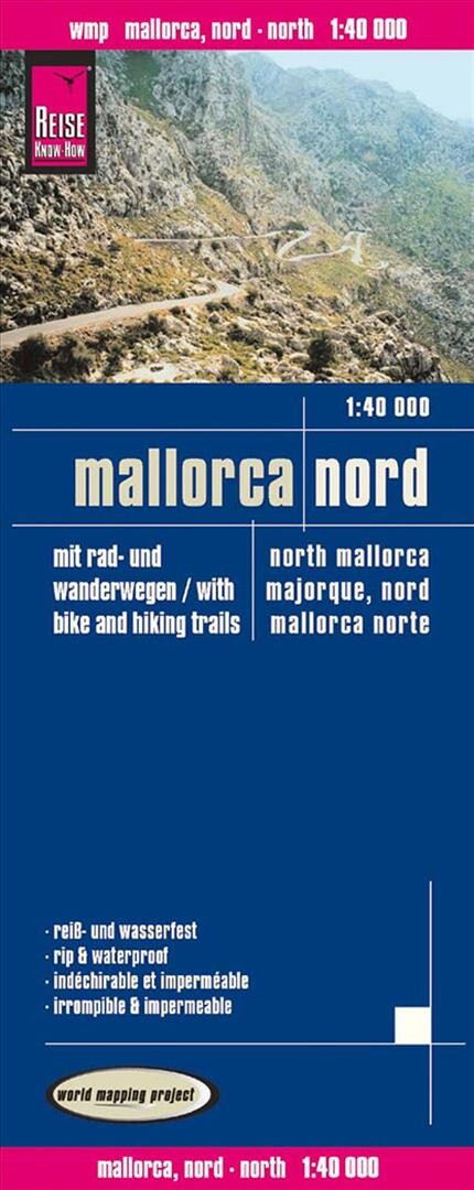 Billede af Mallorca North With Bike- And Hikingtrails - Diverse - English Book