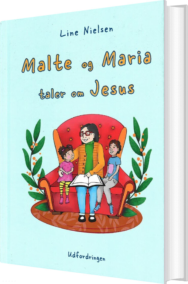 Billede af Malte Og Maria Taler Om Jesus - Line Nielsen - Bog