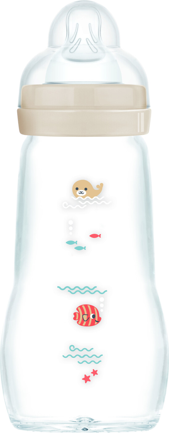 Mam - Feel Good Glas Sutteflaske - Neutral - 260 Ml