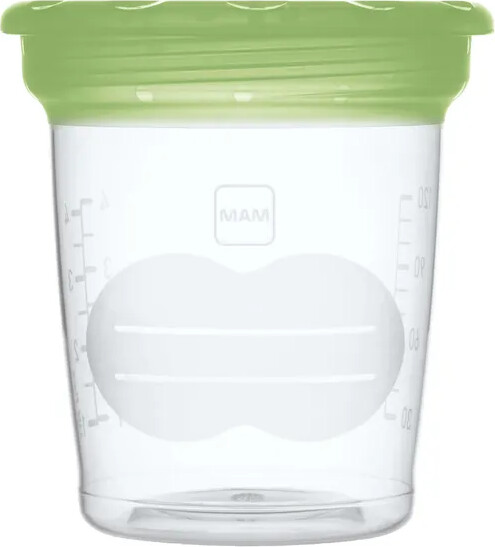 Mam, 5 Milk Storage Solutions, Opbevaringskopper, Transparent