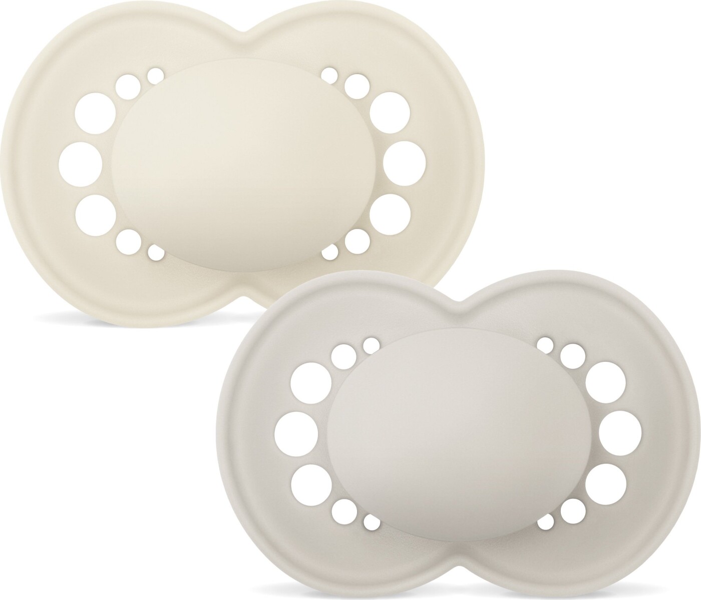 Mam - Orig Silk Pacifiers - Neutral - 6-16m