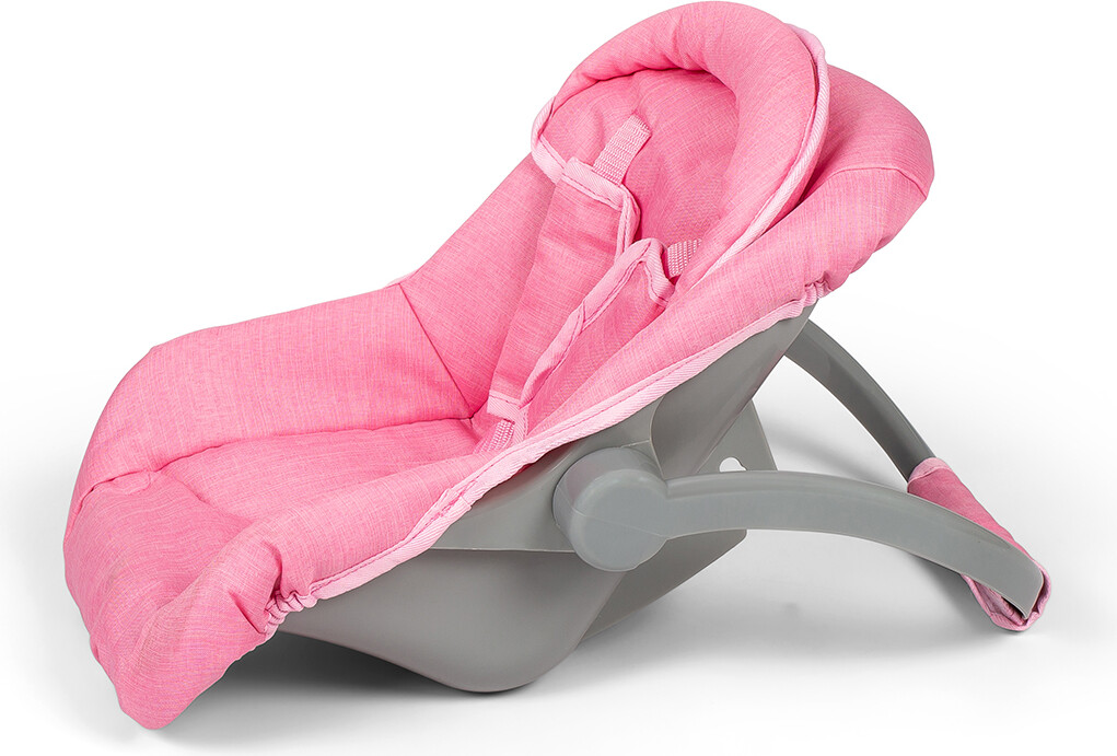 Mamamemo Dolls Dukketilbehør - Autostol - Pink