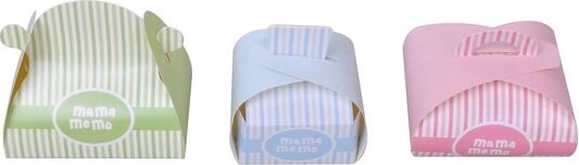 Mamamemo - Kagebox Til Legemad - 3 Slags - 12 Stk