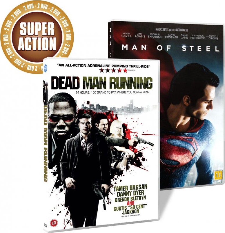 Man Of Steel // Dead Man Running - DVD - Film