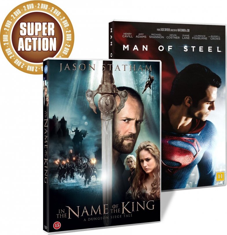 Man Of Steel // In The Name Of The King - DVD - Film