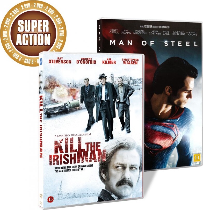 Man Of Steel // Kill The Irishman - DVD - Film
