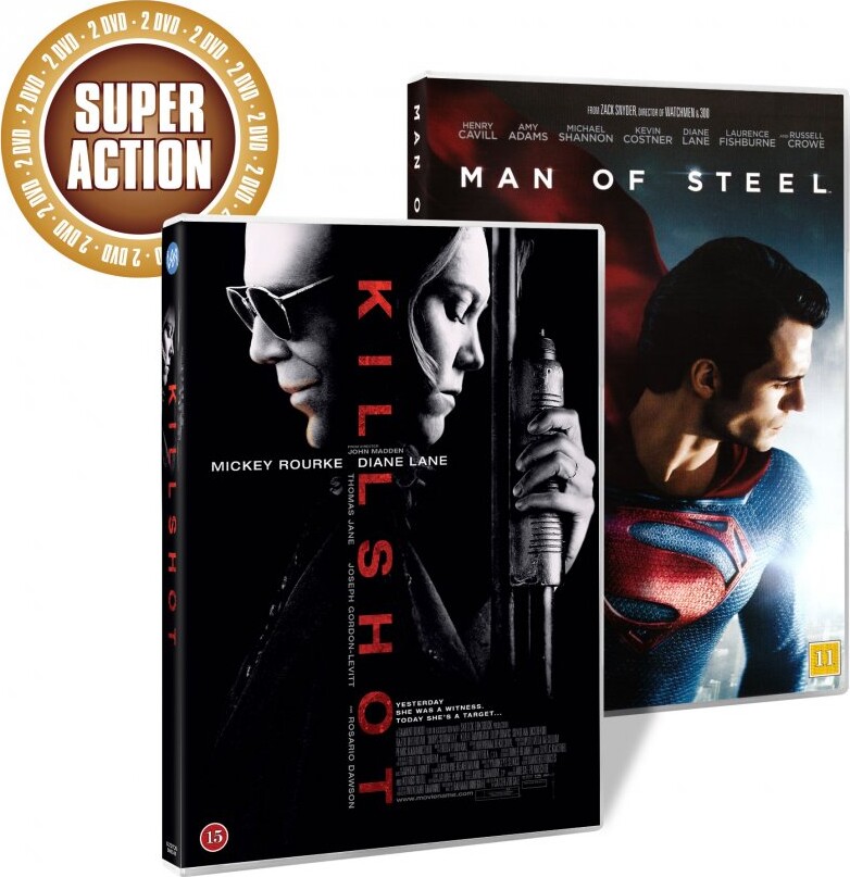 Man Of Steel // Killshot - DVD - Film