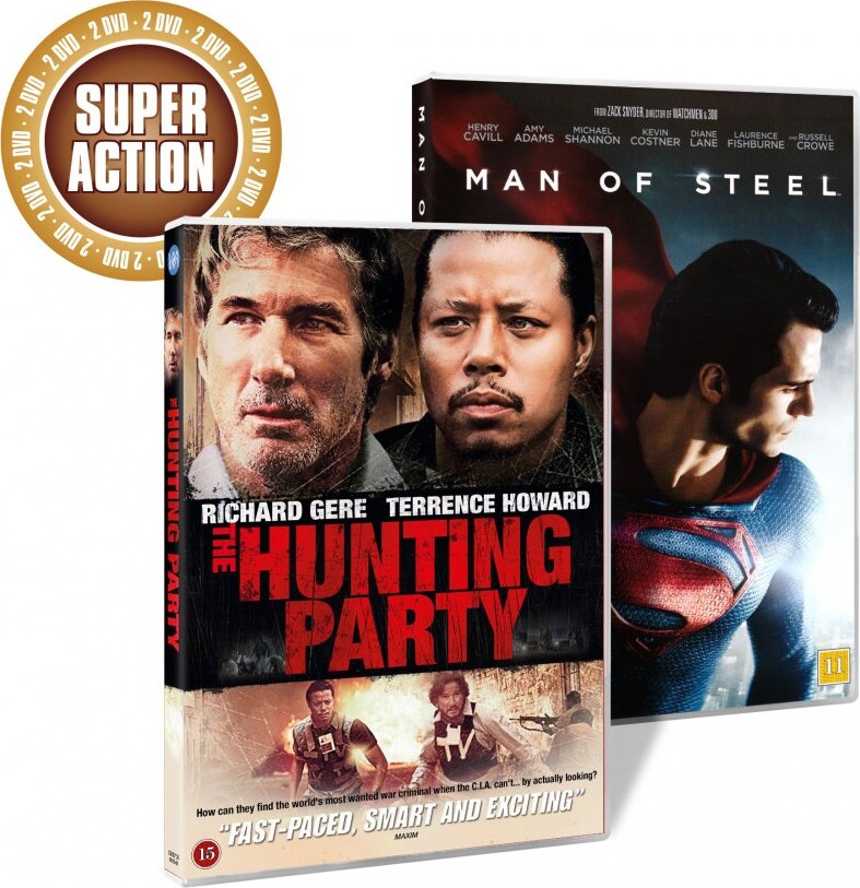 Man Of Steel // The Hunting Party - DVD - Film