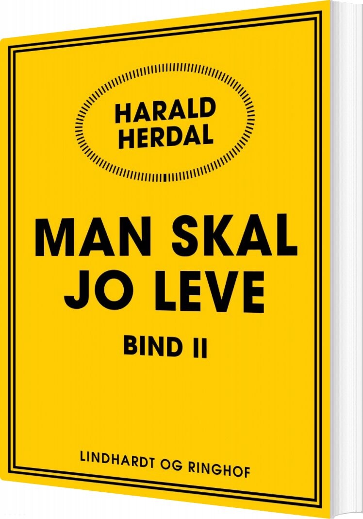 Man Skal Jo Leve Ii - Harald Herdal - Bog