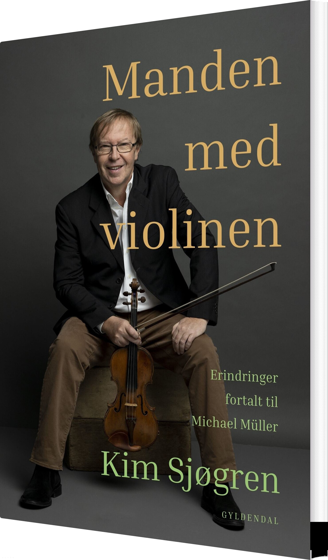 Billede af Manden Med Violinen - Kim Sjøgren - Bog