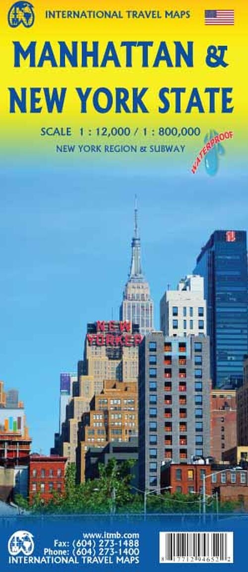 Manhattan & New York State - English book