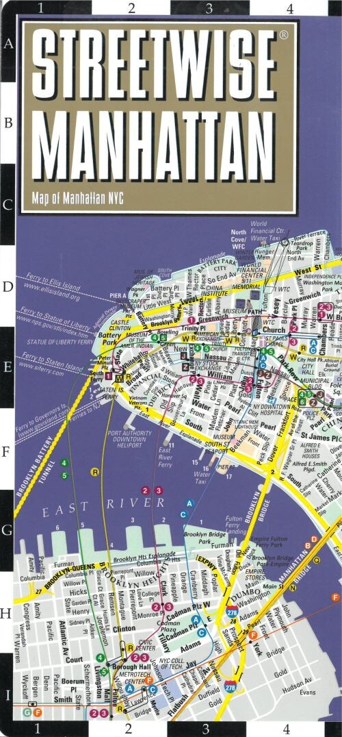 Billede af Manhattan Streetwise Map - Diverse - English Book