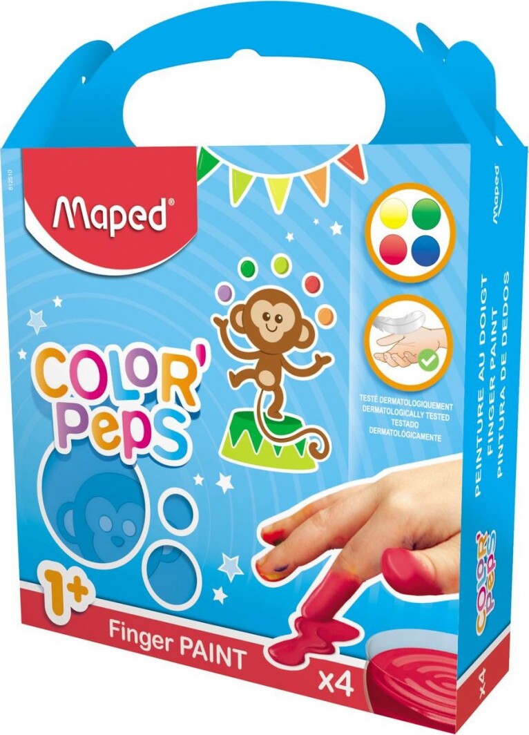 Maped Color Peps - Min Første Fingermaling Til Baby Og Børn